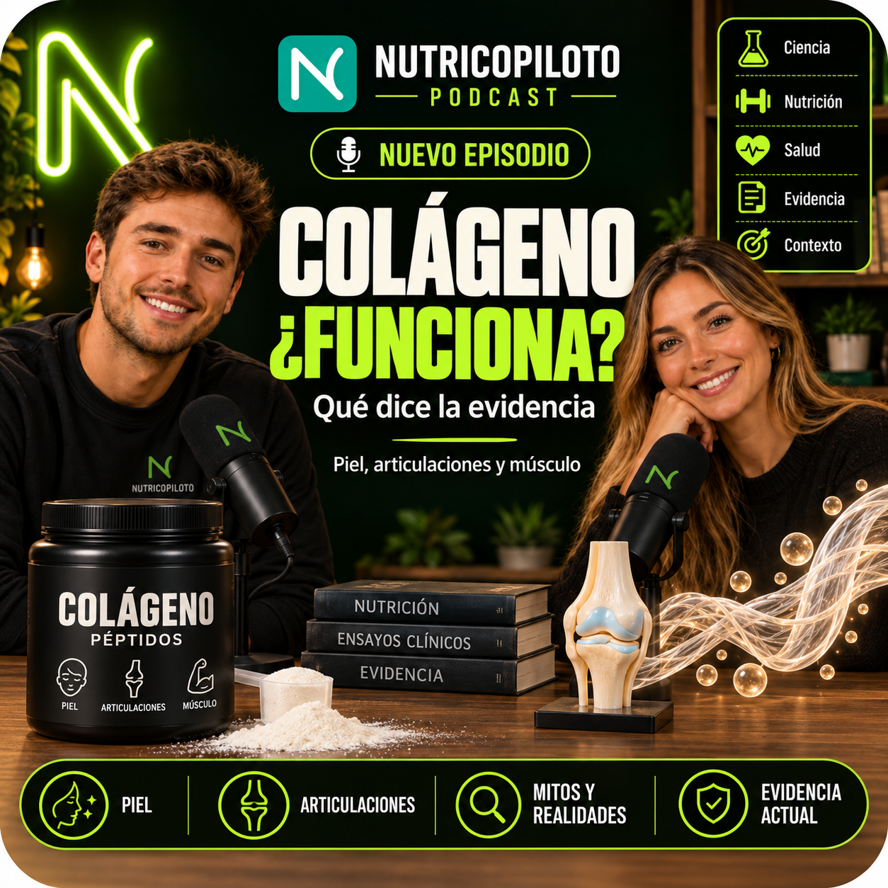 Portada del episodio Colágeno: ¿qué funciona y qué nos están vendiendo?