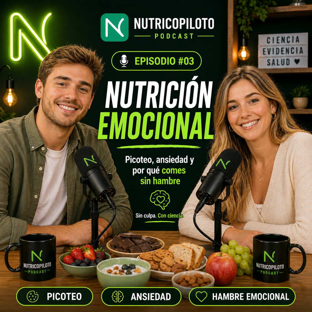 Portada del episodio Nutrición emocional: por qué picoteas cuando no es hambre